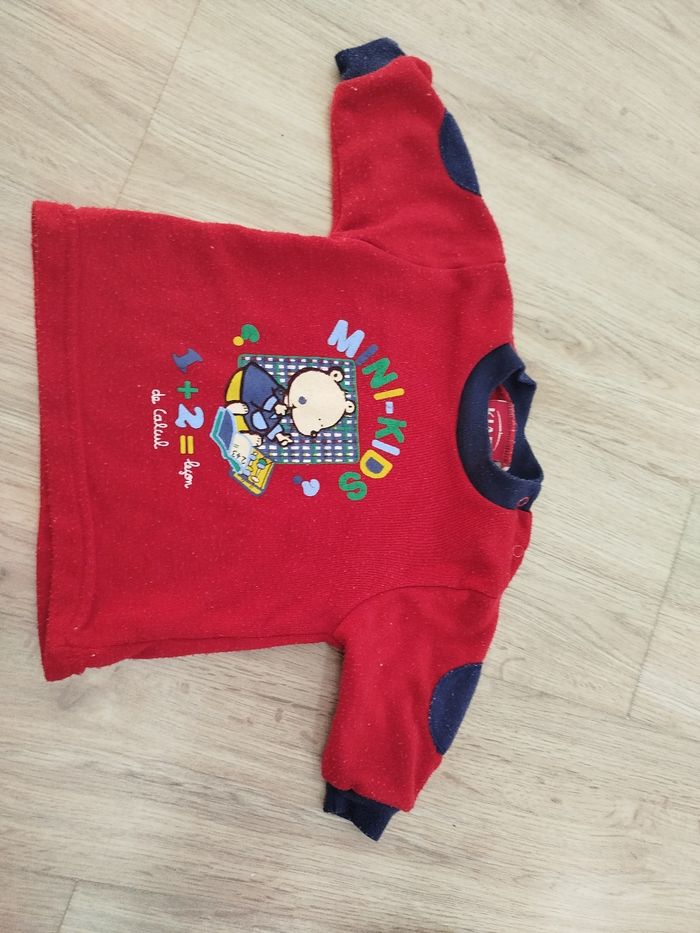 Sweat bébé vintage Kiabi 3 mois