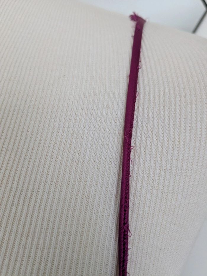 Robe satiné violet asymétrique T40 : Zara - photo numéro 14