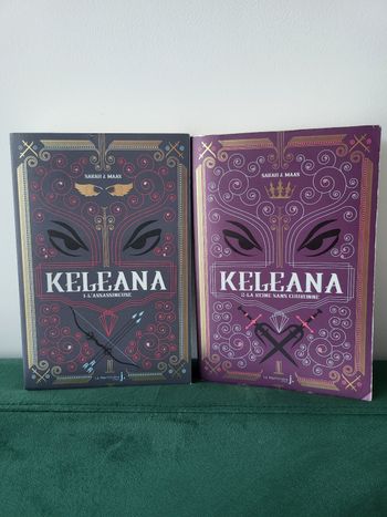 Keleana Tome 1 et 2 Saga le trône de Glace ancienne édition