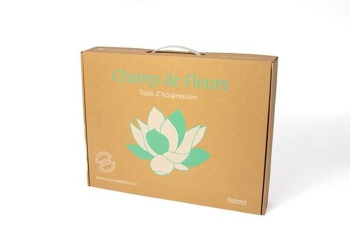 Bioloka Tapis d'Acupression Champ de Fleurs Rose / Rose NEUF - photo numéro 4