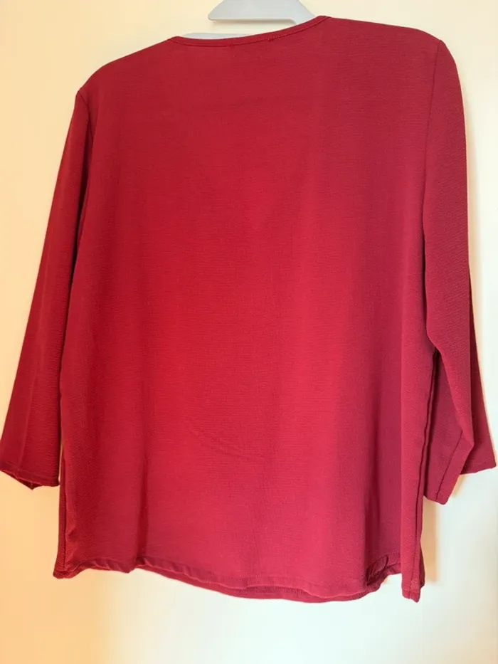 Blouse col V cache cache - photo numéro 4