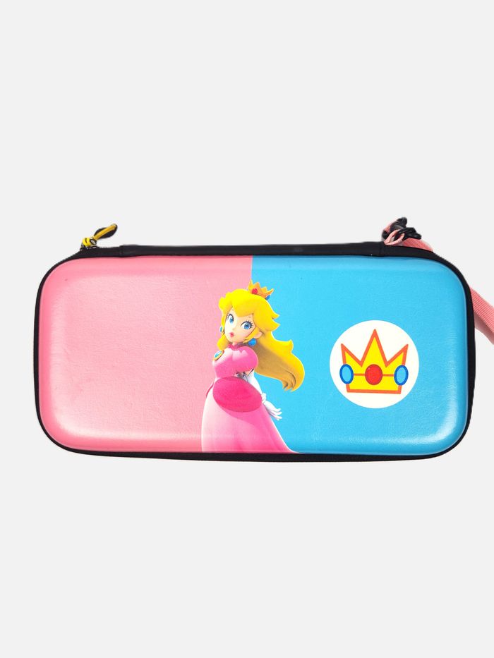 Étui de Transport Nintendo Switch PDP Slim Deluxe - Princesse Peach Rose & Bleu - photo numéro 2