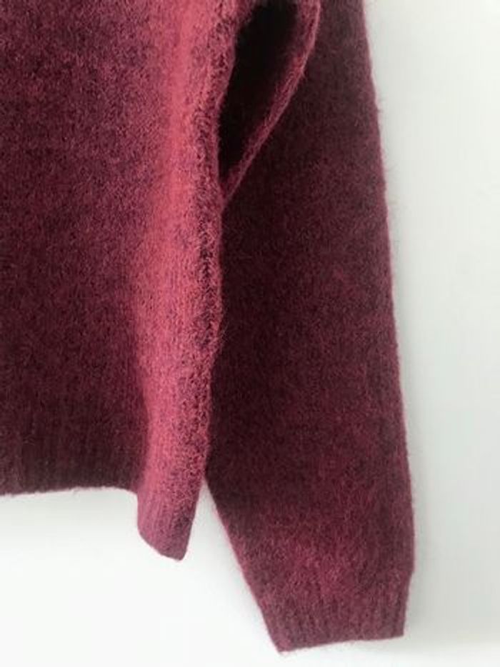 Gilet bordeaux - boutons  bijoux dorées  (TU) - photo numéro 5