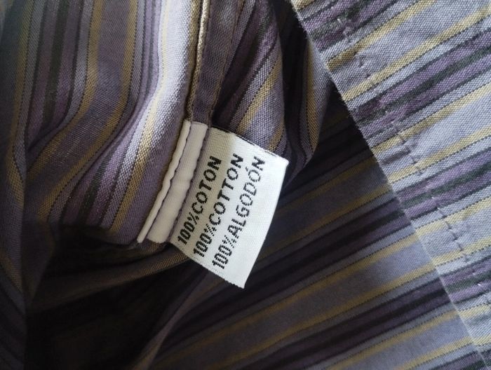 Chemise homme manches longues col bleu - photo numéro 3