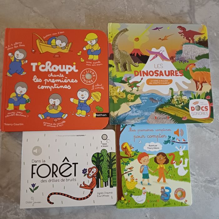 Lot de livres sonores