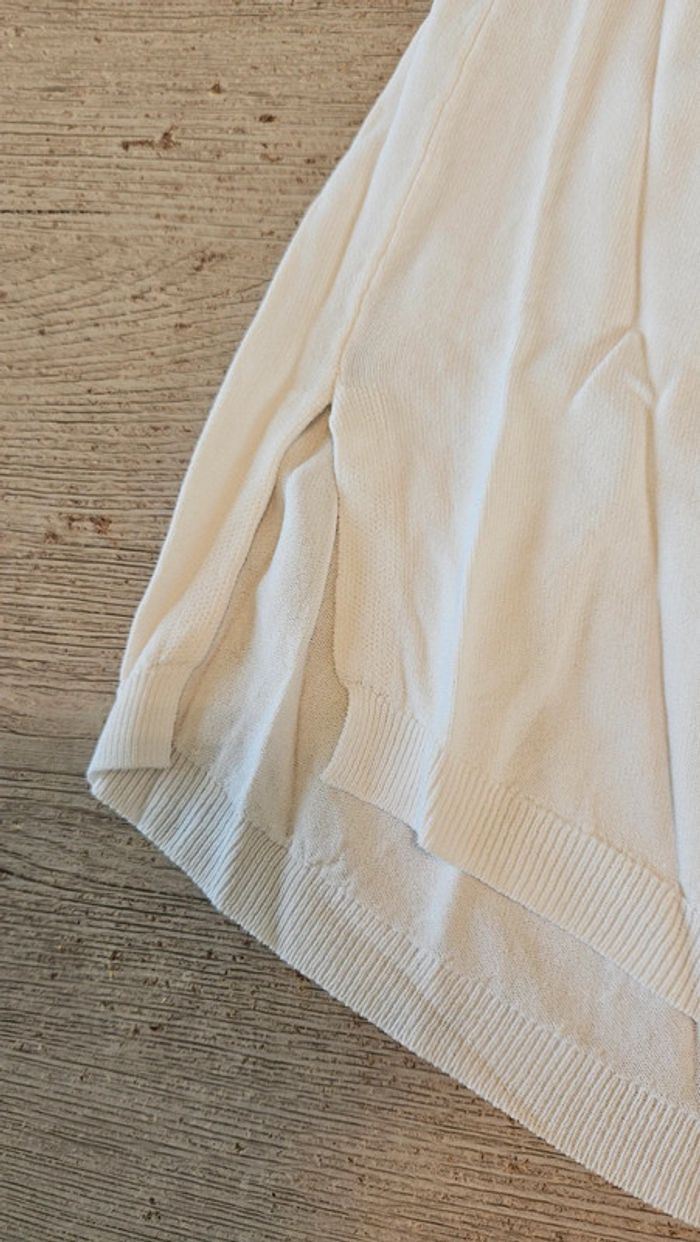Blouse blanche à manches 3/4, Alfa, taille L/XL, nickel - photo numéro 5