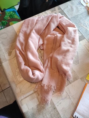 Foulard rose clair