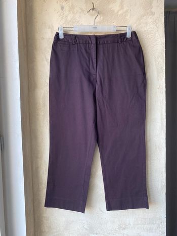 Pantalon court aubergine Courtenay 8