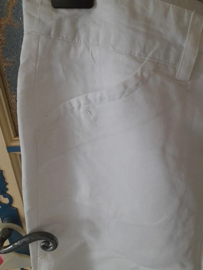 Joli bermuda lin et coton neuf - photo numéro 3
