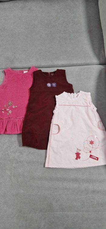 Lot 3 robes 12 mois