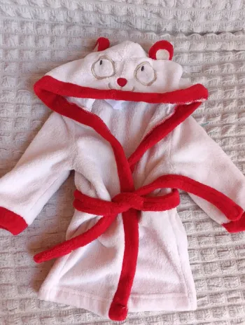 Peignoir/ robe de chambre pilou pilou in extenso 6/9 mois