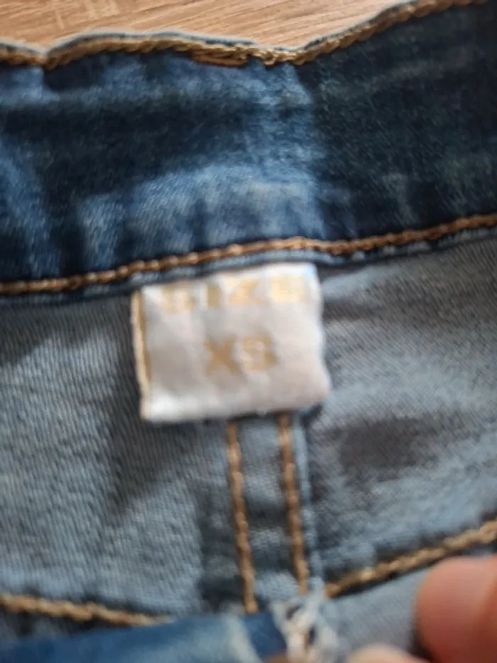 Jupe short en jean - photo numéro 5