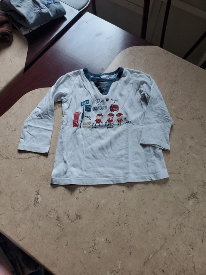 Tee-shirt manches longues 24 mois