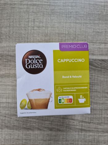 Paquet de dosette dolce gusto cappuccino neuf
