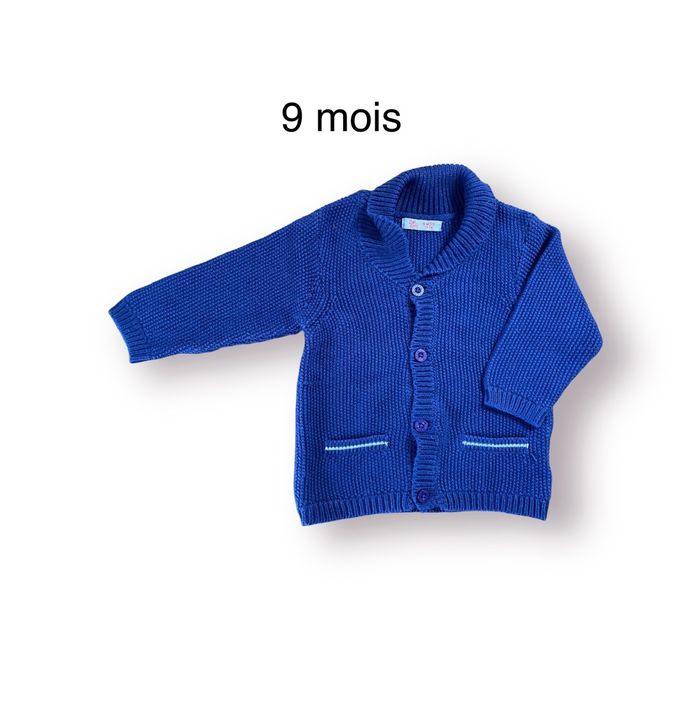 DOAM Gilet bleu marine Taille 9 mois