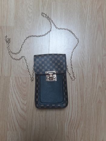 Jolie petite pochette marron