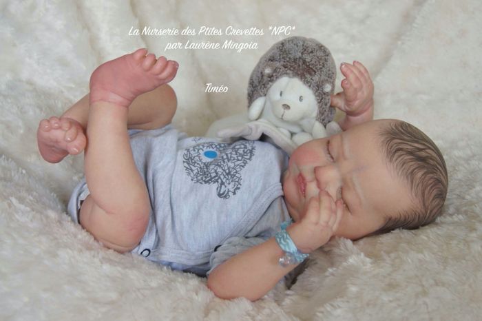 Timéo poupée bébé Reborn authentique 🩵 - photo numéro 9