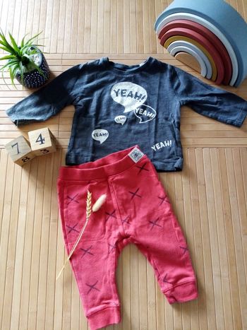 Ensemble Zara 6-9mois 74cm garçon