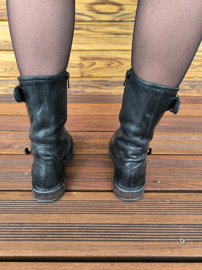 Bottes mi hautes Moma Noires  36 - photo numéro 3