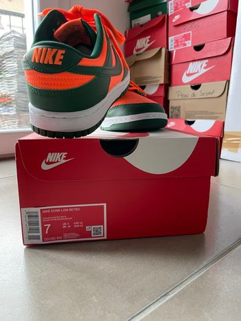 Nike Dunk Low Miami Hurricanes - Totalement Neuve !