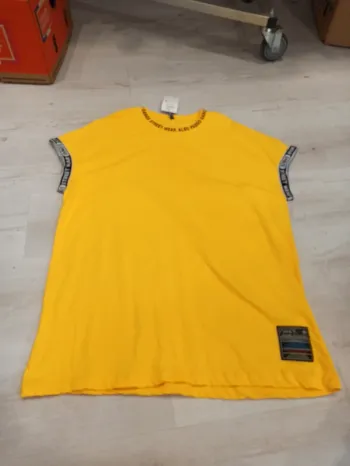 Tee shirt jaune uni homme xxl