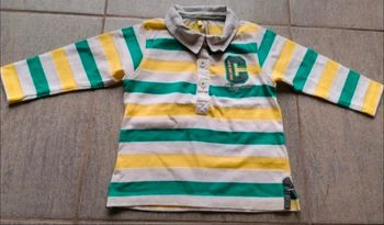 T-shirt polo à manches longues bébé garçon 12 mois