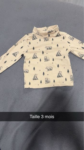 T-shirt col roulé
