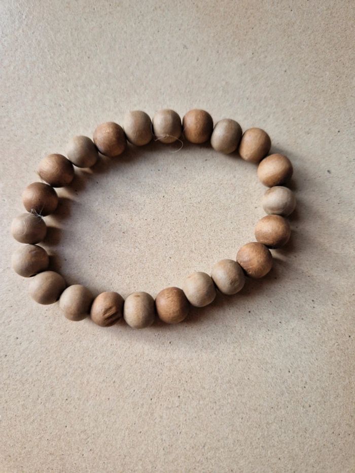 Bracelet perles en bois