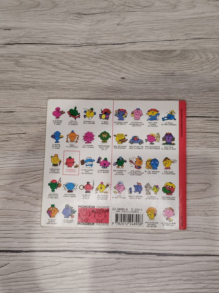 Livre Monsieur Madame au boulot M. Costaud - photo numéro 2