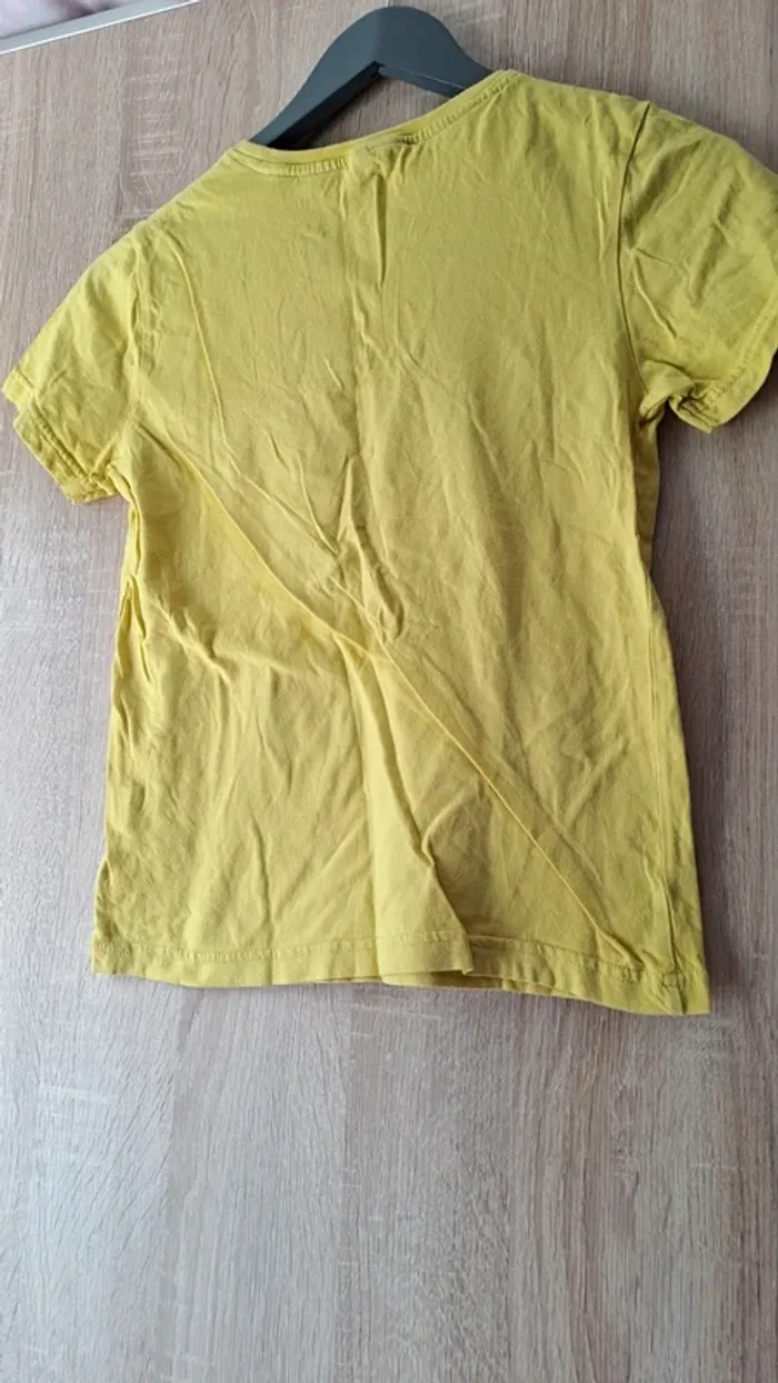 T shirt jaune taille 12 ans - photo numéro 3