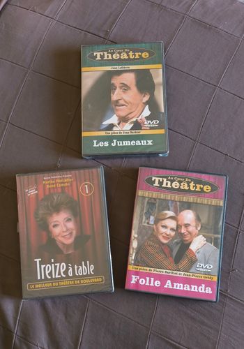 Lot de 3 DVD spécial " Théâtre "