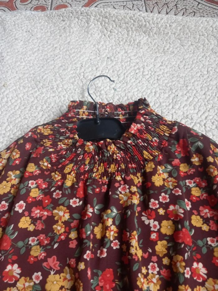 Robe à volants fleurie - photo numéro 5
