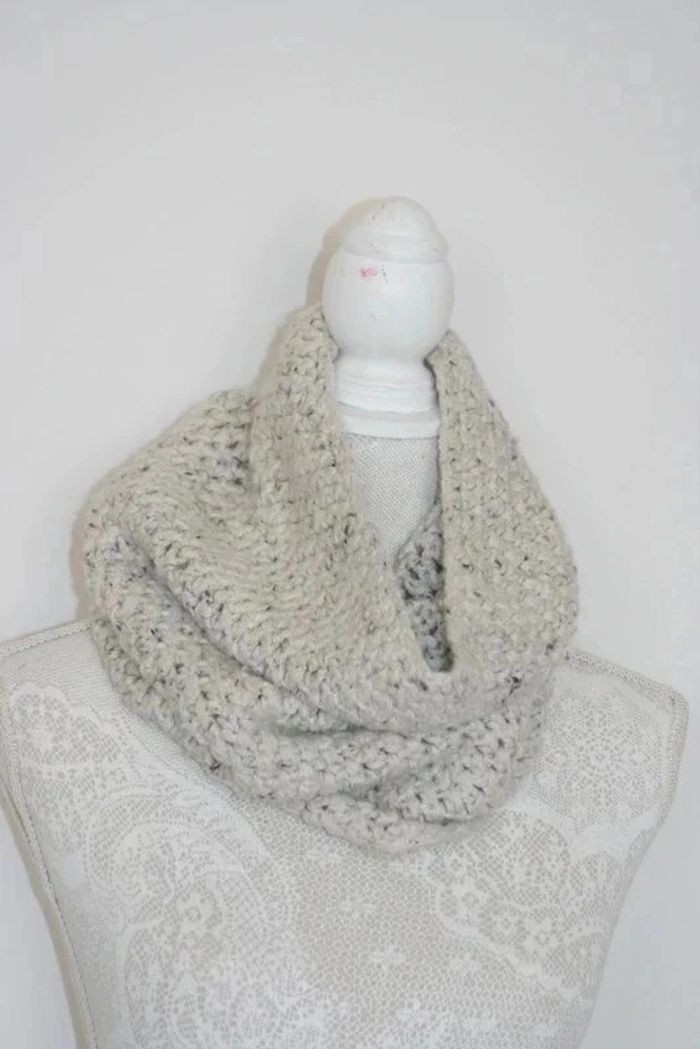Snood fait main 45cmx30cm