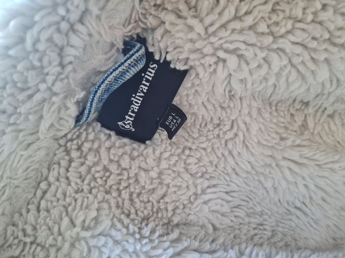 veste jeans molletonné stradivarius - photo numéro 5
