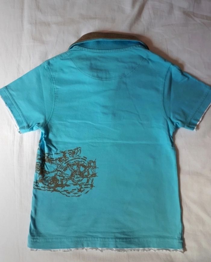 🌴 Superbe polo turquoise (4-5 ans)🌴 - photo numéro 2