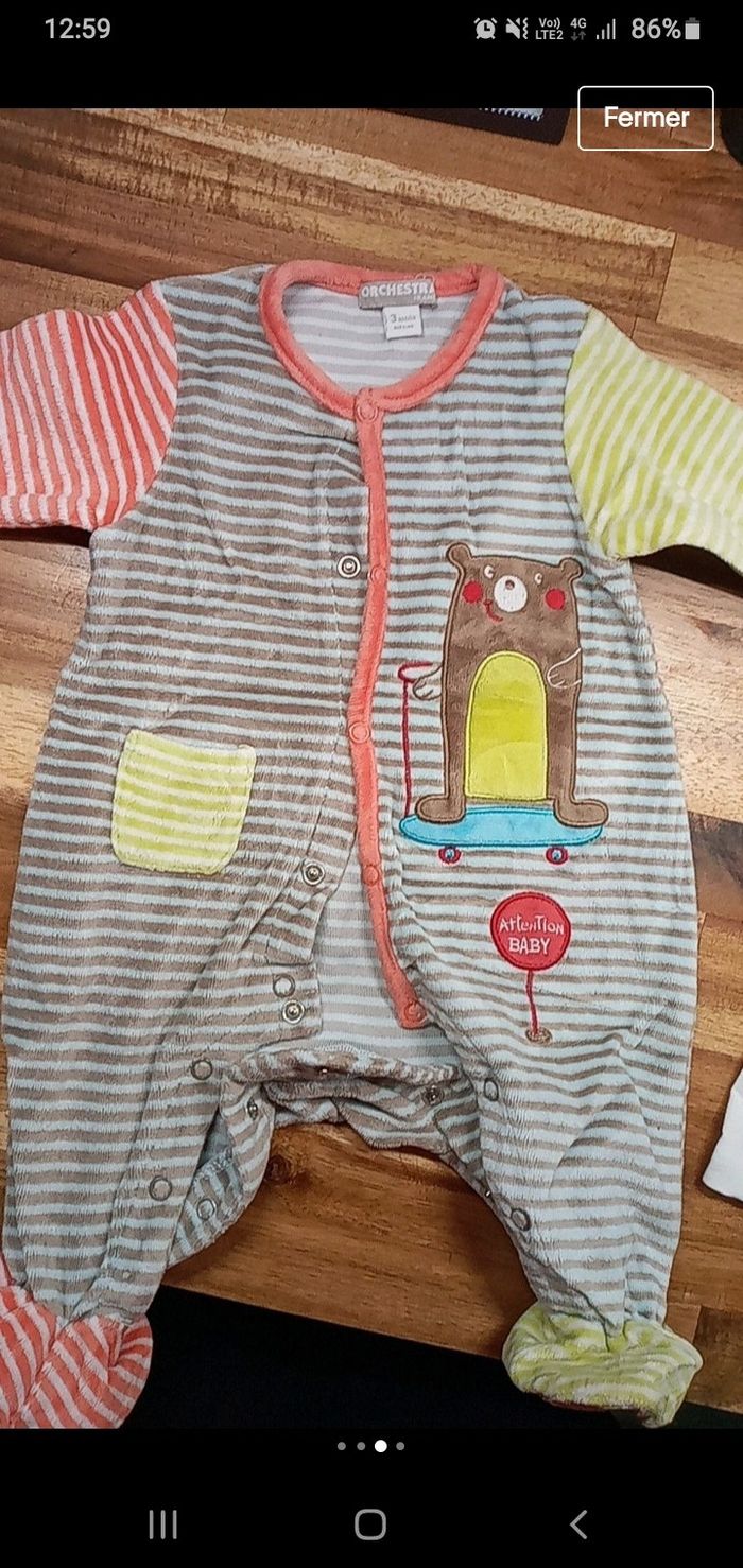 Pyjama bebe - photo numéro 2