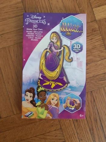 Figurine raiponce 3D a construire