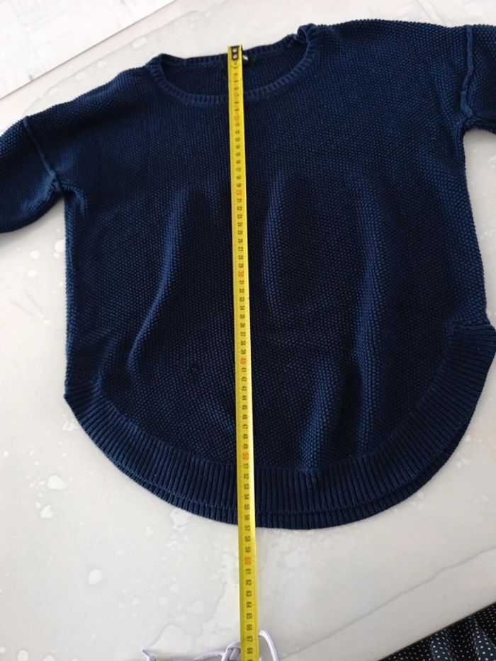 Pull en maille bleu marine Jennyfer L - photo numéro 6