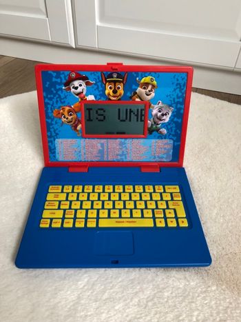 Ordinateur Lexibook Pat patrouille - bilingue français anglais - 62 activités