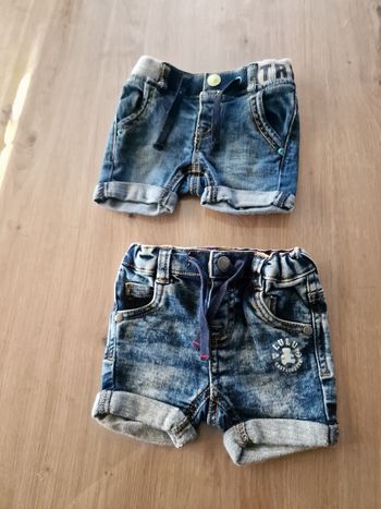2 shorts 3 mois