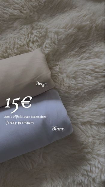 Box 2 Hijabs + accessoires