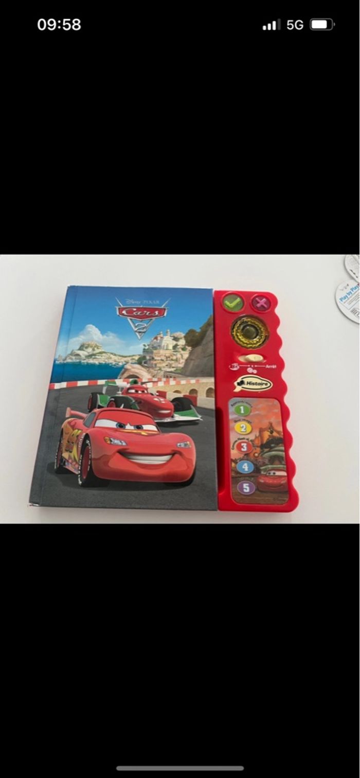 Livre interactive  Vtech Cars 2