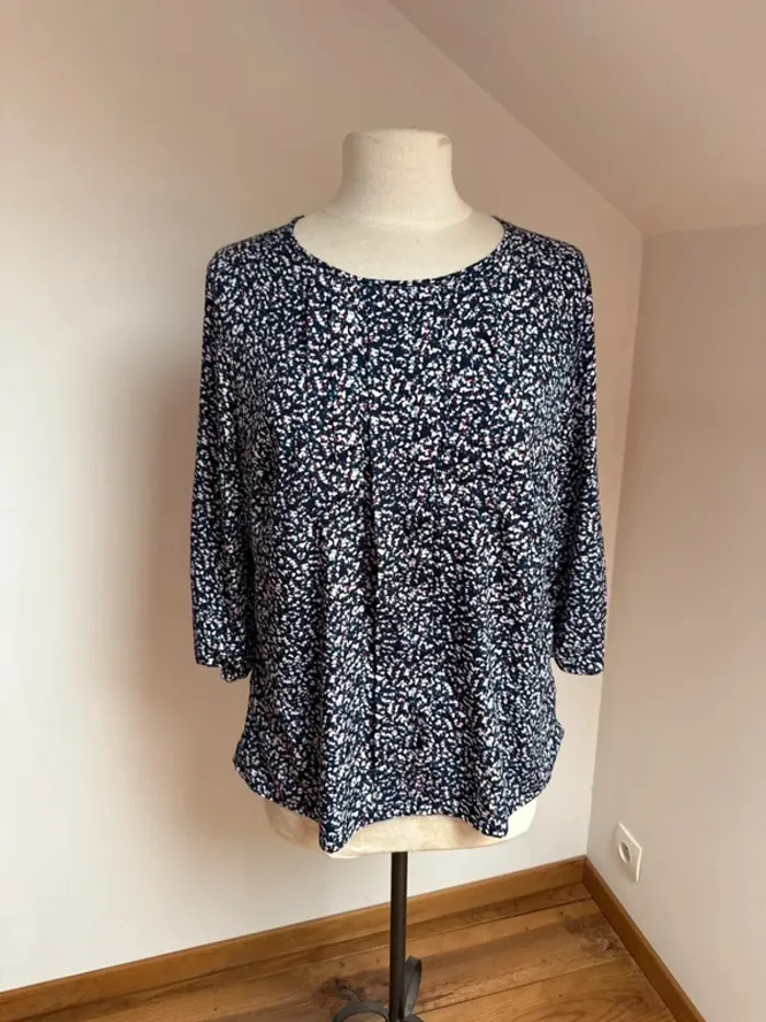 Superbe Blouse fleurie fluide neuve Damart 🌸 44