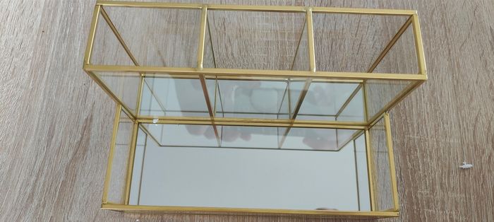 Boîte de rengement pour salle de bain en verre - photo numéro 2