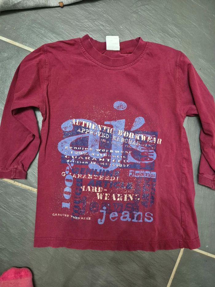 T shirt bordeaux
