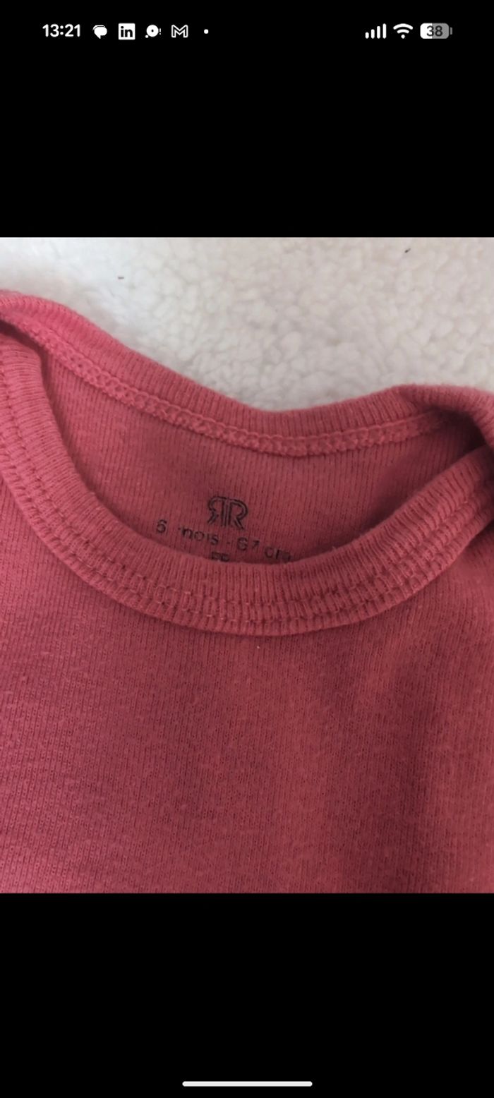 Lot de 3 bodies Petit bateau la redoute - photo numéro 6