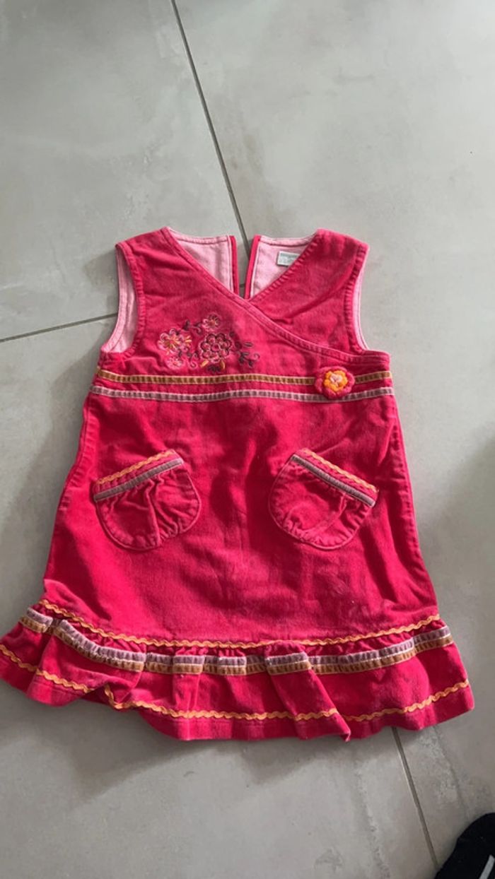 Robe rose fille