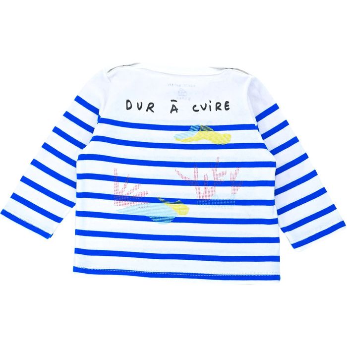 T-Shirt à manches longues 6 mois en coton Petit Bateau - photo numéro 2
