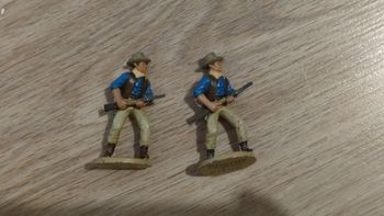 Lot de 2 Figurines Far West western Del Prado Shérif sheriff