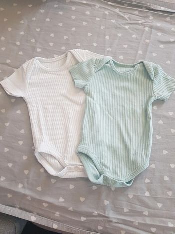 Lot de 2 bodys manches courtes